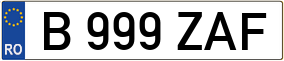 Truck License Plate